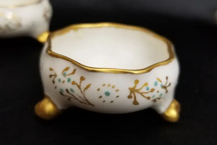 Vintage Belleek Porcelain Salt Cellars - Choice