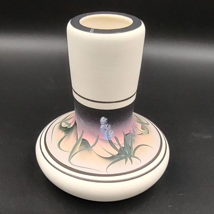 New West Art Pottery Hand Painted Vase