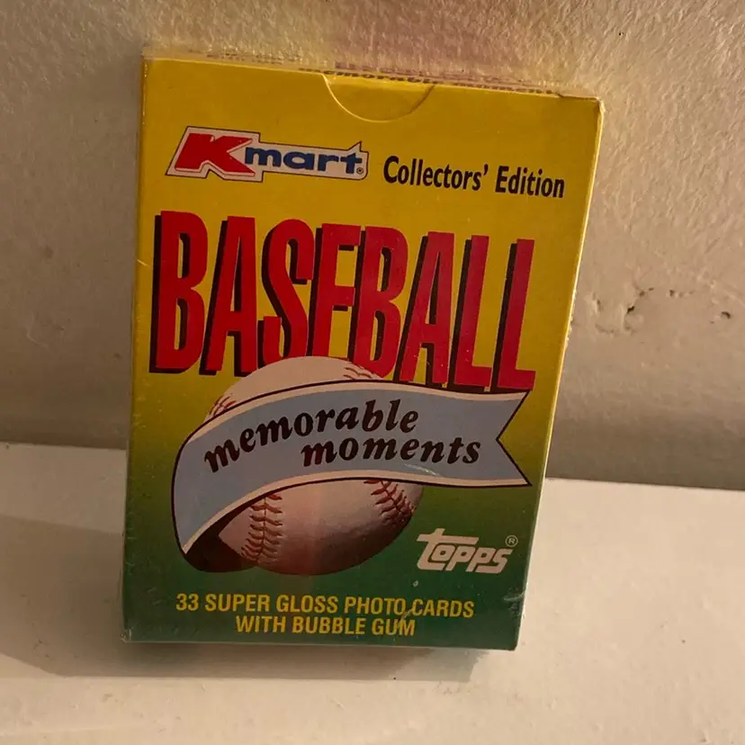 Kmart Collector’s Edition Baseball 33 Súper Gloss Photo Cards Tops