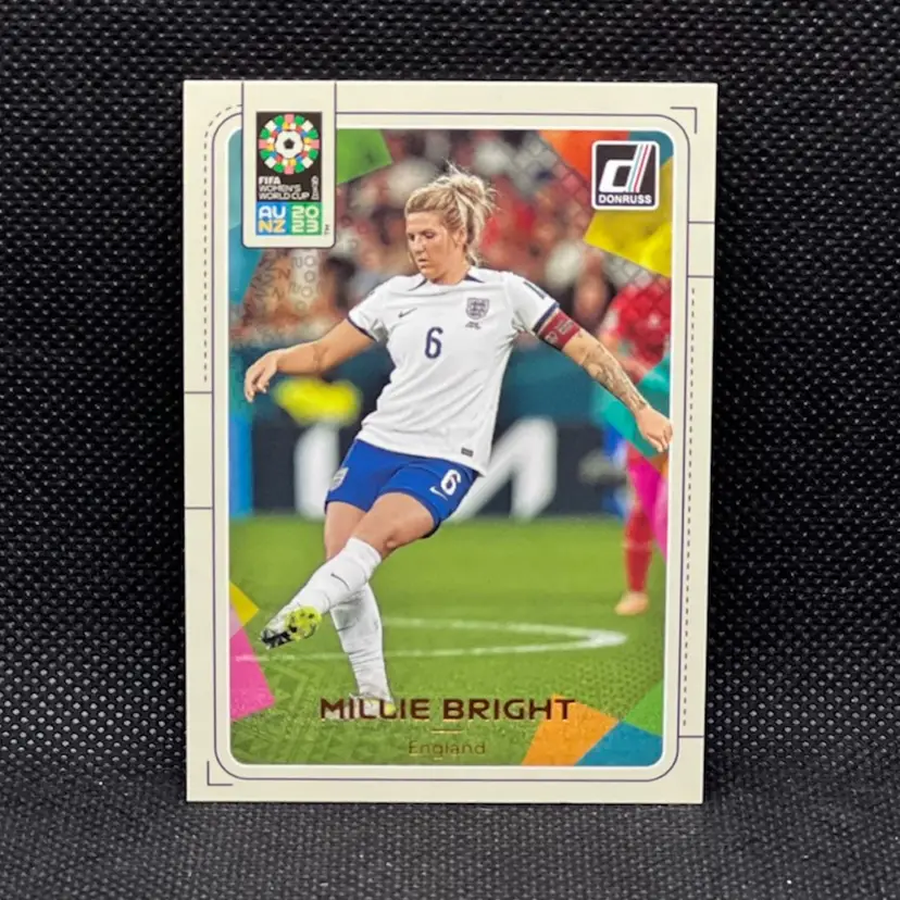 Millie Bright 2023 Donruss Women’s World Cup SP #208 England Soccer Card