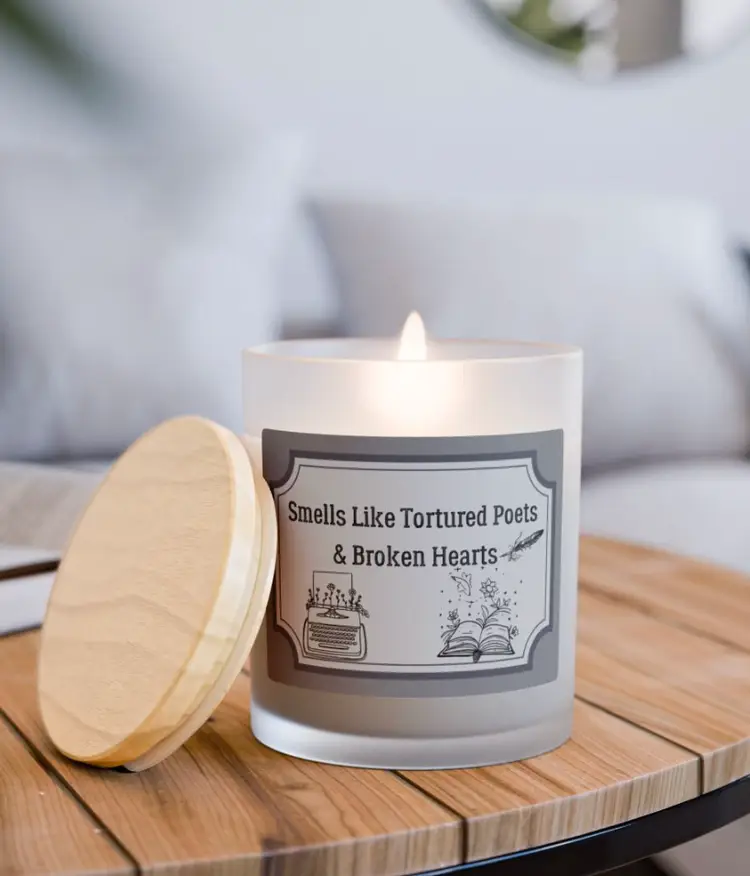 Smells Like Tortured Poets & Broken Hearts 11oz Candle