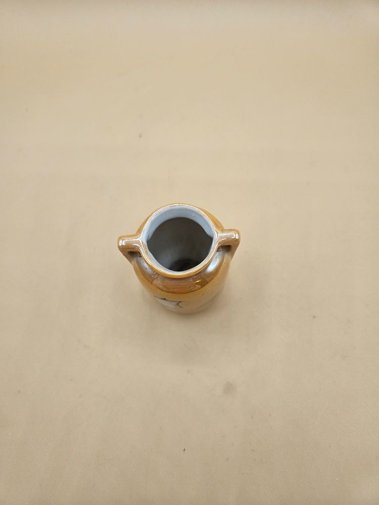 Peach Lustreware Small 3"H Vase, some wear, Japan