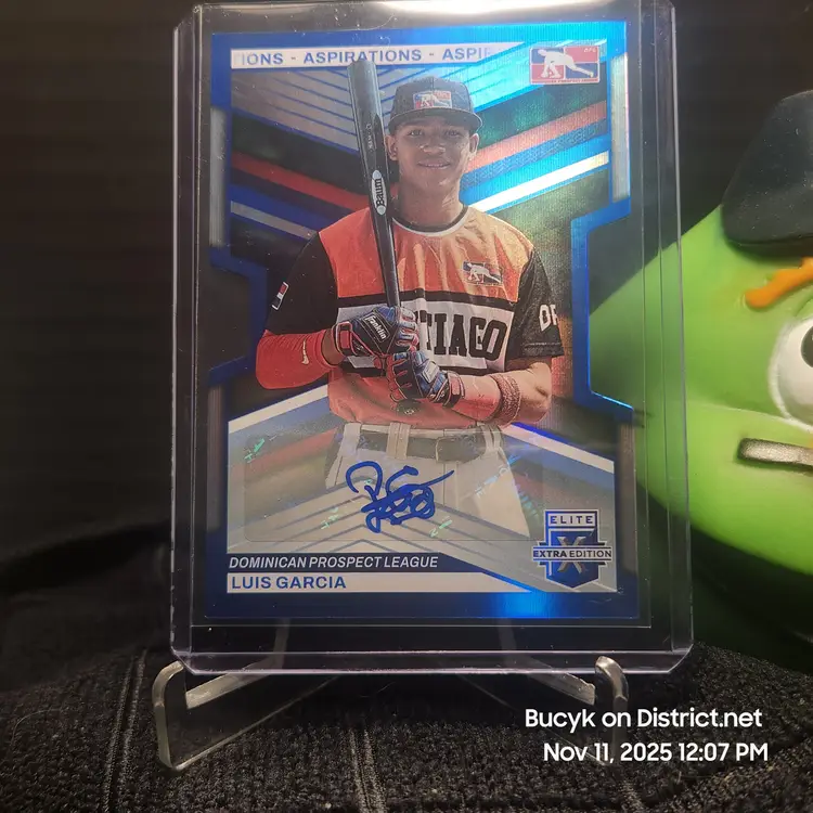 2023 Panini EEE Auto Blue - Luis Garcia DPL 21/76