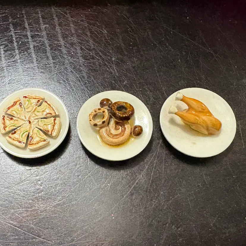 Food Plates Set Of 3