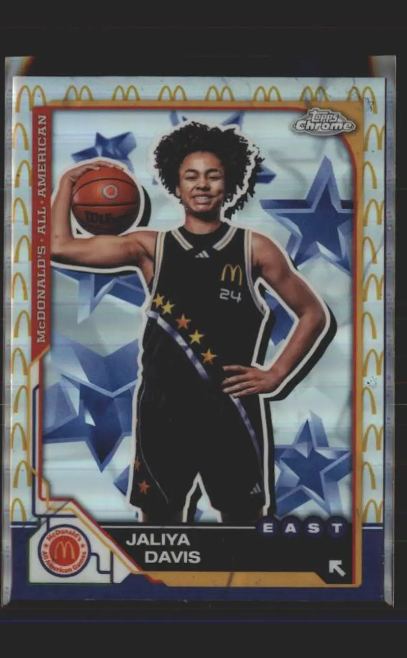 2025 Topps Chrome McDonald’s #21 Jaliya Davis Logo Refractor - ( 140 ) -
