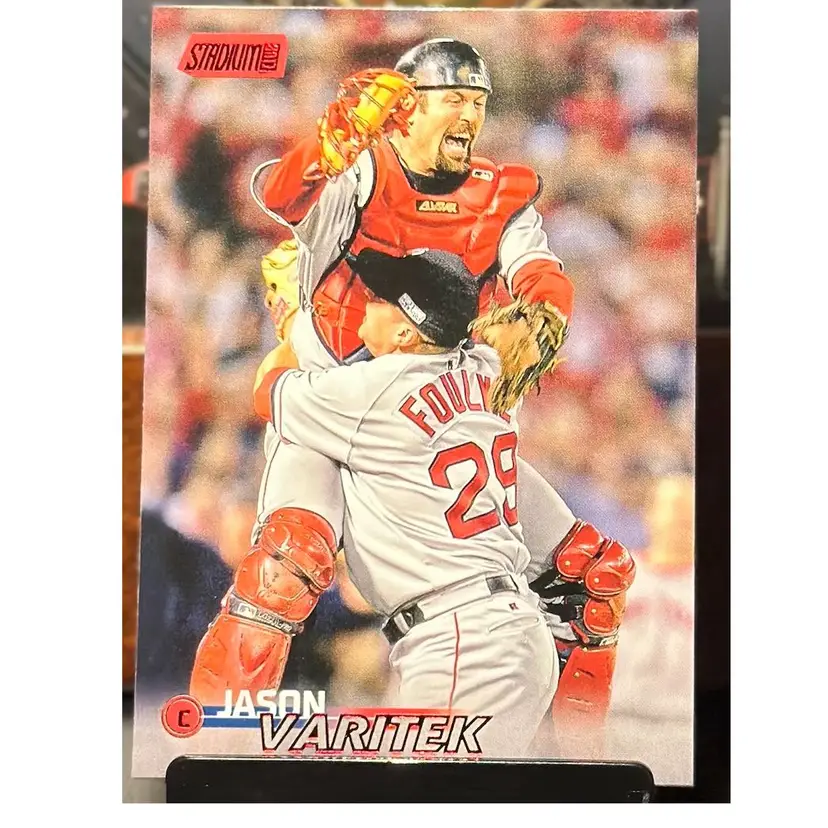 Jason Varitek Boston Red Sox 2023 Stadium Club Red Foil