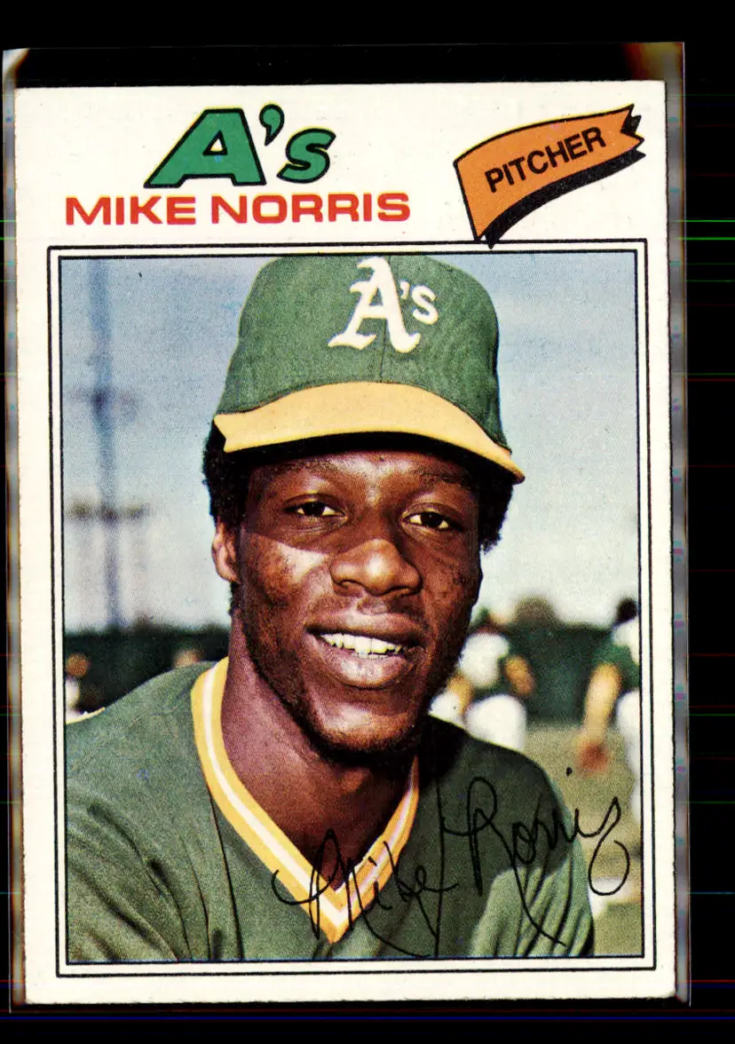 Mike Norris 1977 Topps #284 - (144) - Oakland Athletics