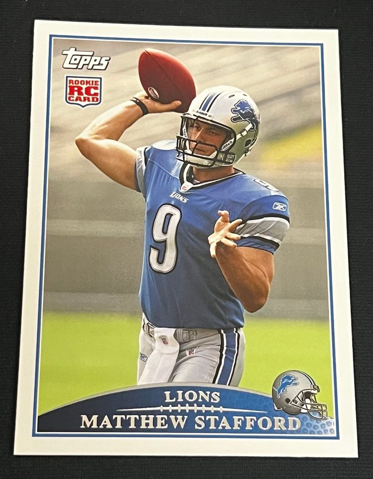 Matthew Stafford 2009 Topps Rookie Card RC #430 Detroit Lions Los Angeles Rams