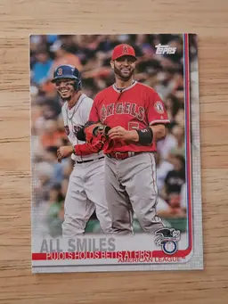 2019 Topps Series 1 Baseball All Smiles Albert Pujols Mookie Betts Card #295