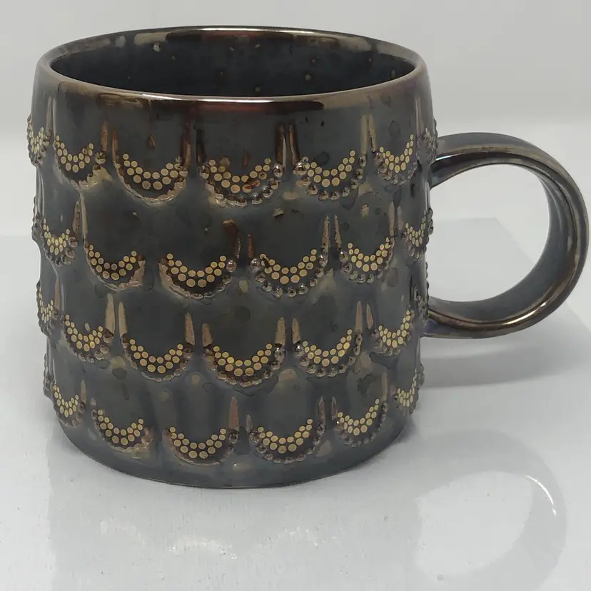 Starbucks Gold Mermaid Scales Mug 2015