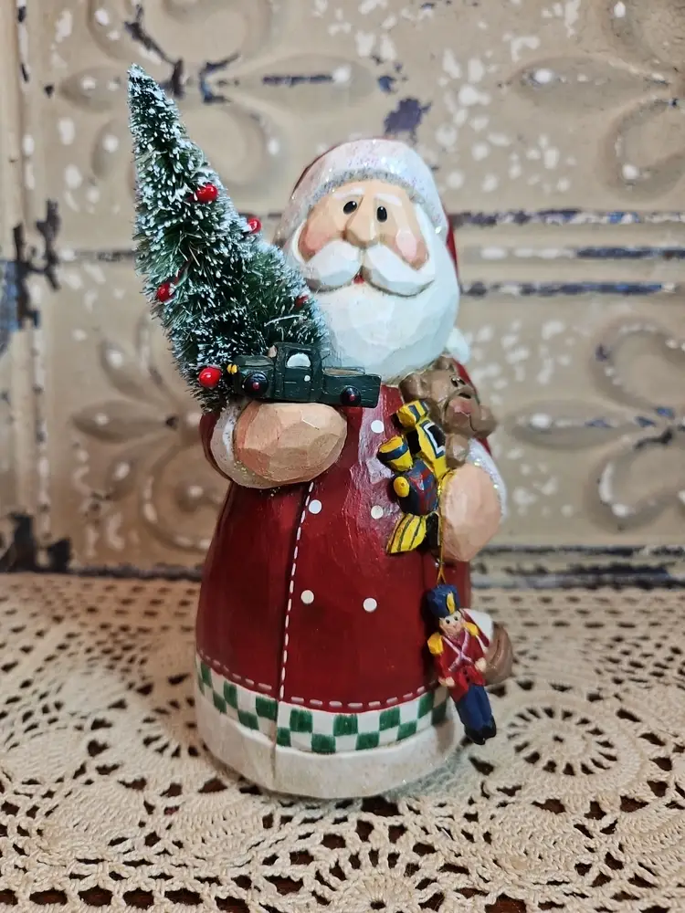 Santa Music Box by Eddie Walker Midwest of Cannon Falls Plays "Toyland" RARE