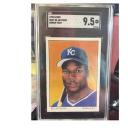 1990 Score Bo Jackson SCG 9.5 Kansas City Royals