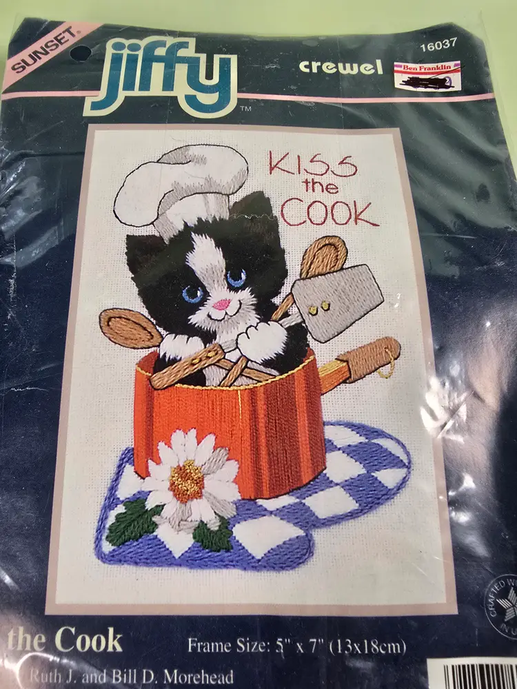 1995 Sunset Jiffy Crewel Kit