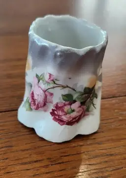 Antique Porcelain Toothpick Holder