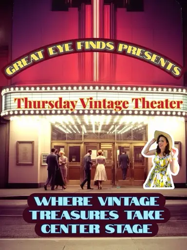 Thursday Vintage Theater! JanetLovesToShop 