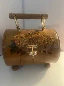 Vintage Owl Purse