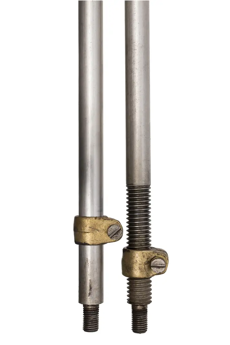 2 Upright Rods & Saw Stops For Stanley's Vintage No. 358 Cast Iron Mitre Boxes