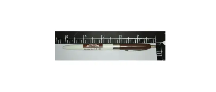 Vintage Howard Johnsons Hotel Pen Brown White Plattsburgh NY