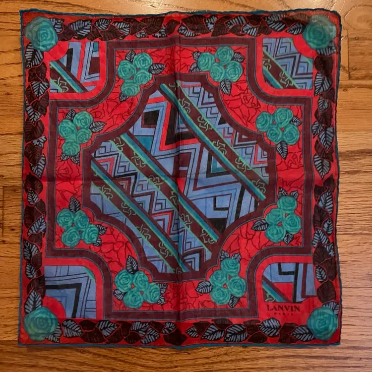 Beautiful Hankie Switzerland Rolled Hem - Original Tags 12”