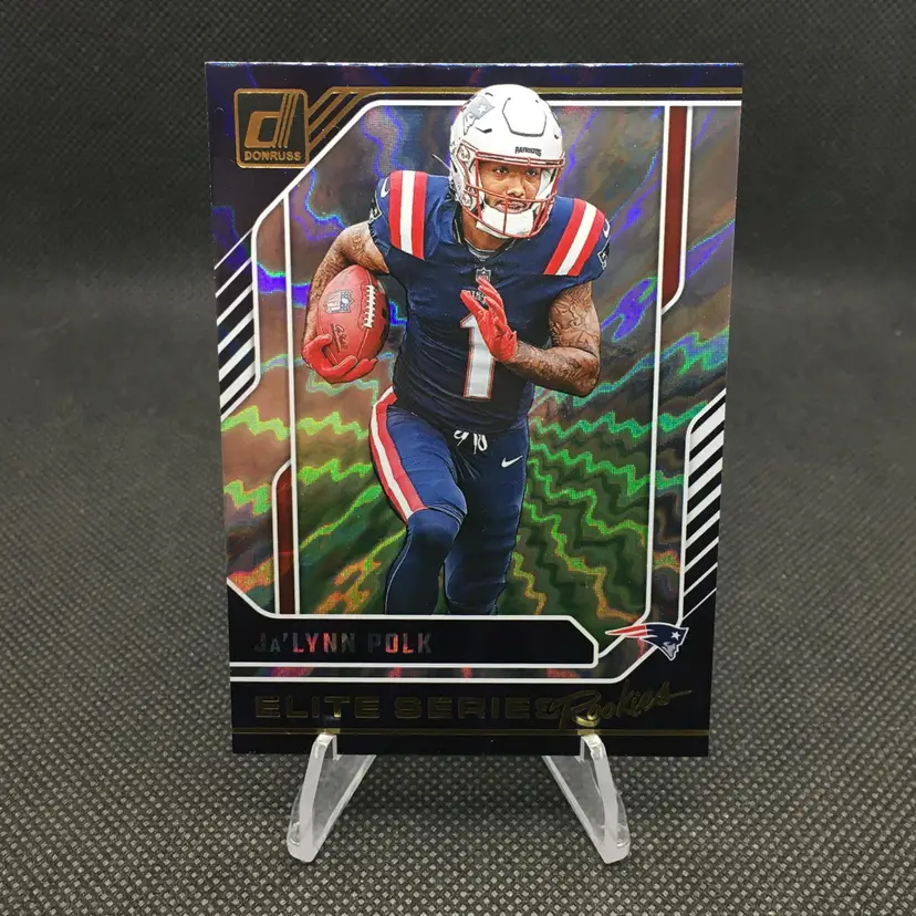 Ja'Lynn Polk Donruss 2024 Panini Donruss Football Elite Series Rookies RC #10 - New England Patriots