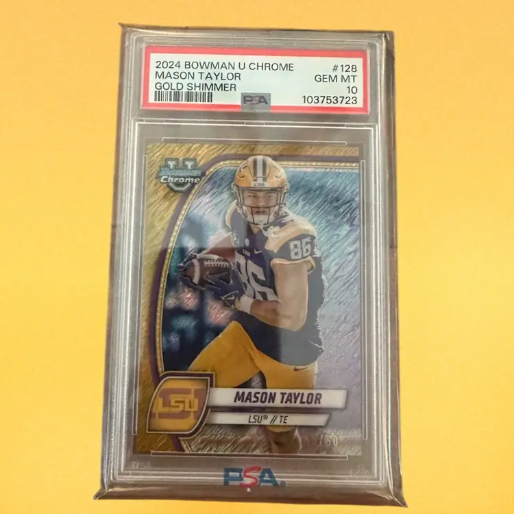 Mason Taylor /50 PSA 10
