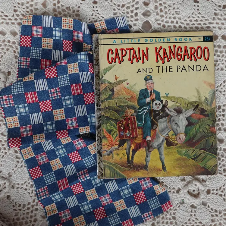 Little Golden Book Captain Kangaroo And The Panda Junk Journal Mini Kit