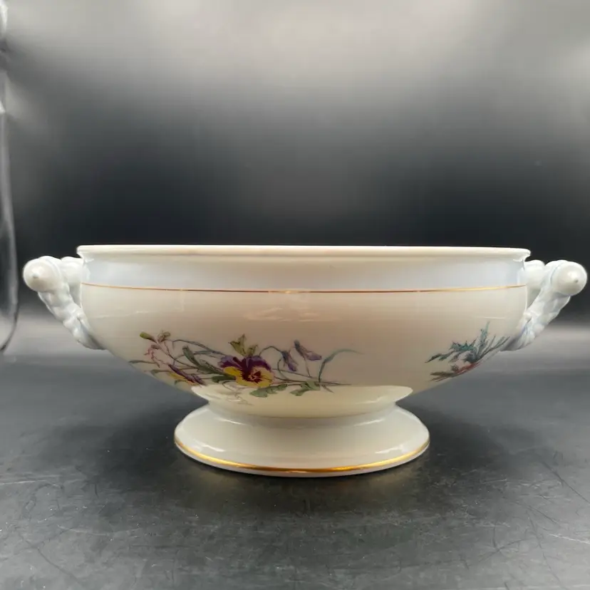 Haviland & Co Cream Soup Bowl With Handles