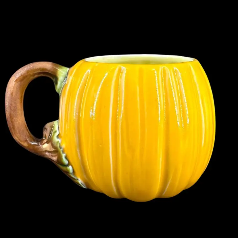 Ceramic Hobbyist Pumpkin Coffee Cup Signed By Kevin