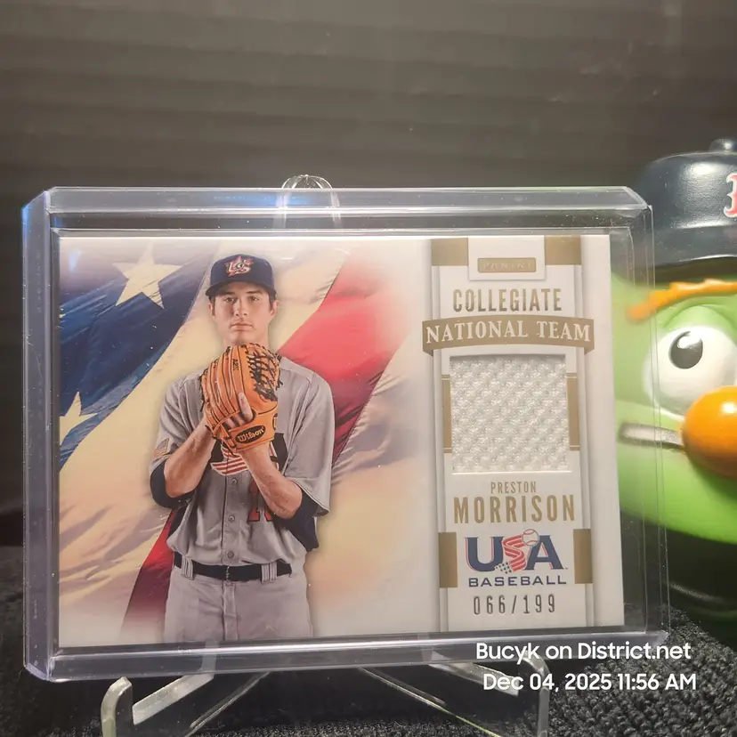 2013 Team USA Relic - Preston Morrison Chicago Cubs 66/199