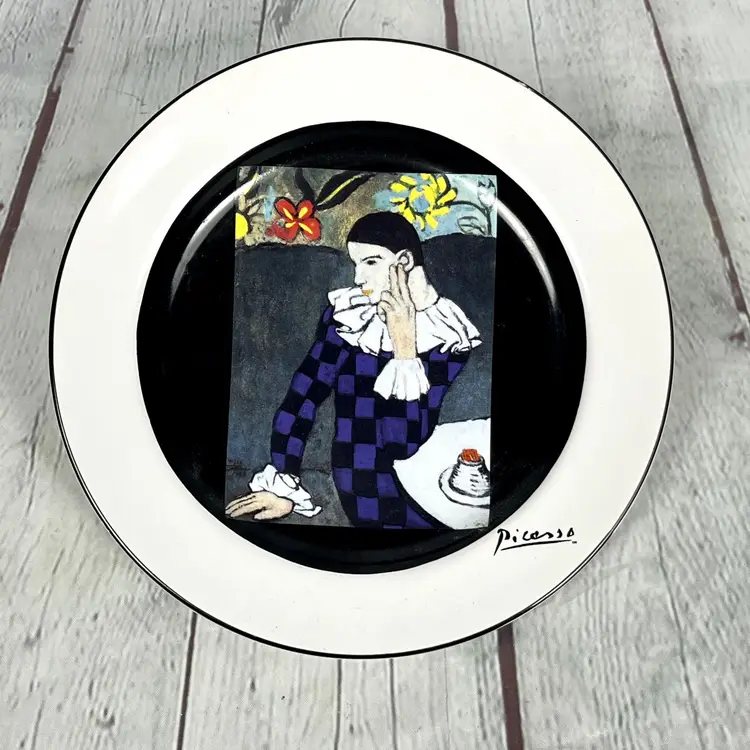 Picasso Living Arlequin et sa Compagne 1901 Paul en Arlequin Paul Pierrot 1924