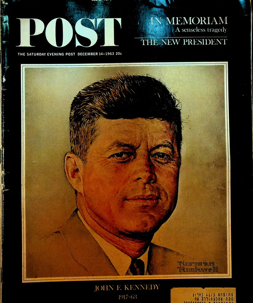 Saturday Evening Post December 14 1963 Norman Rockwell John F Kennedy