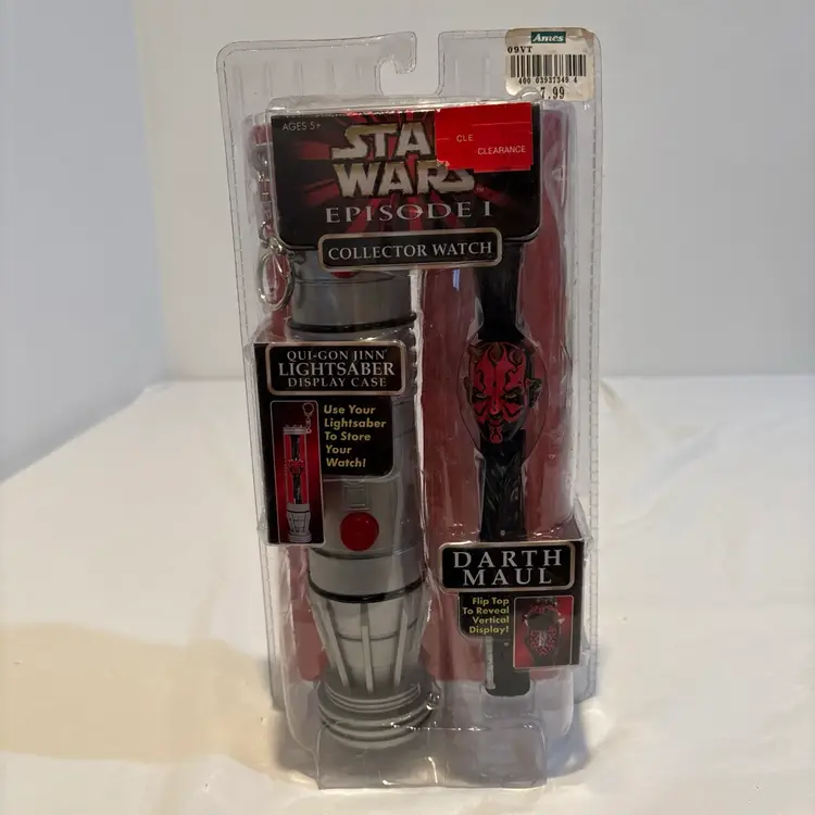 Star Wars: Episode 1 Darth Maul Collector Watch & Qui-Gon Lightsaber