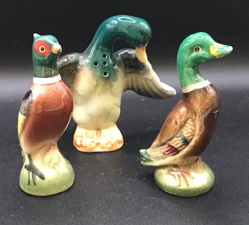 Set of 3 vintage birds Japan