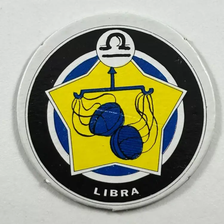 POGs Libra POG #7 Zodiac Sign Astrology Made in Taiwan R.O.C. -  66