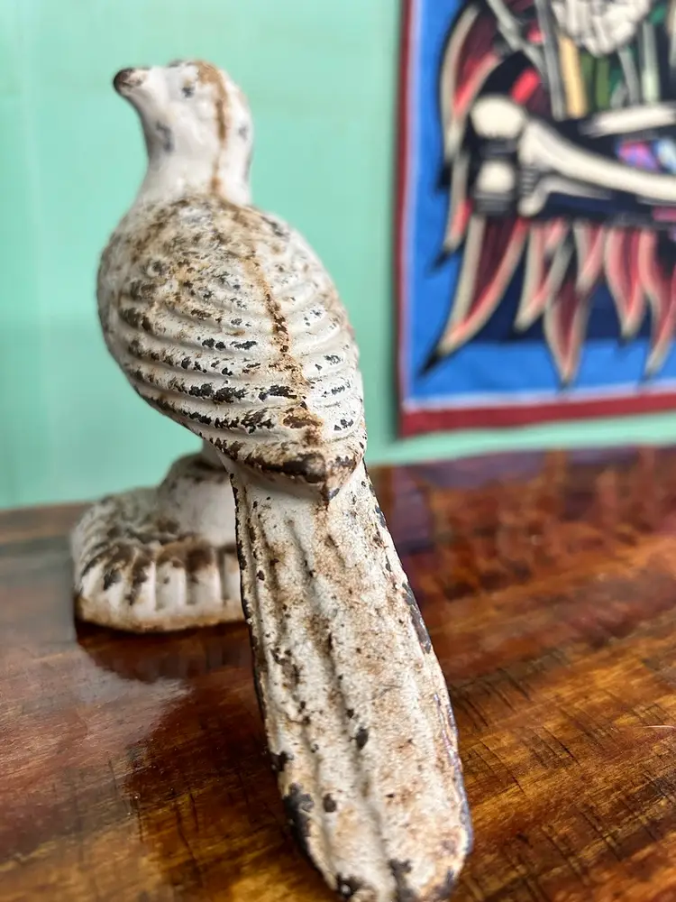 Vintage Cast Iron Bird