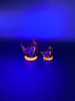 Two GLOWY cardinals Signed