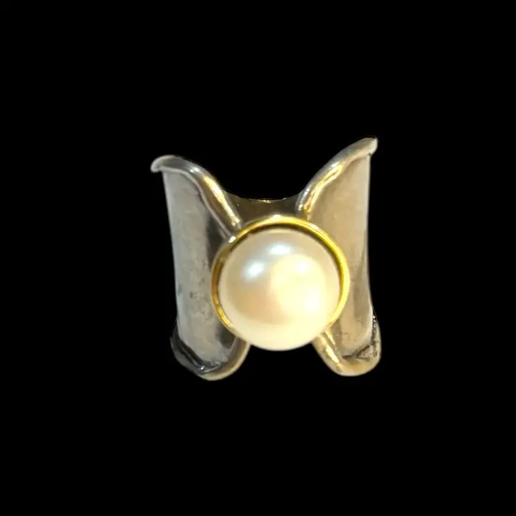 925 Pearl Vintage Ring