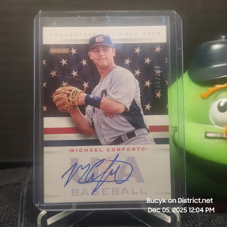 2013 Team USA Auto - Michael Conforto Los Angeles Dodgers 255/399