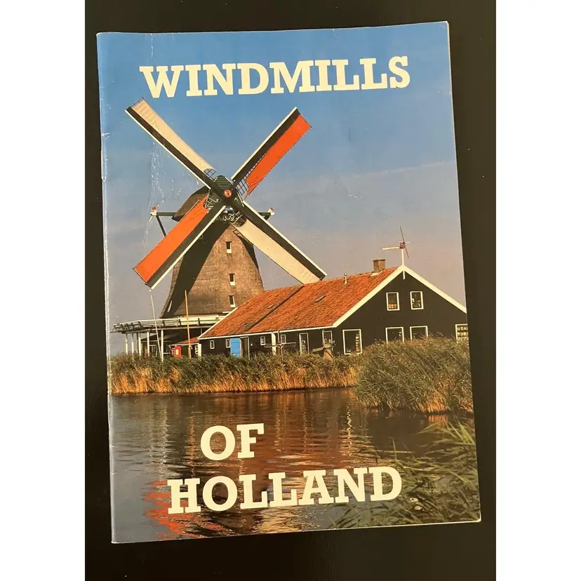 Vintage Windmills of Holland book C.P. Braaij with extra pamphlet