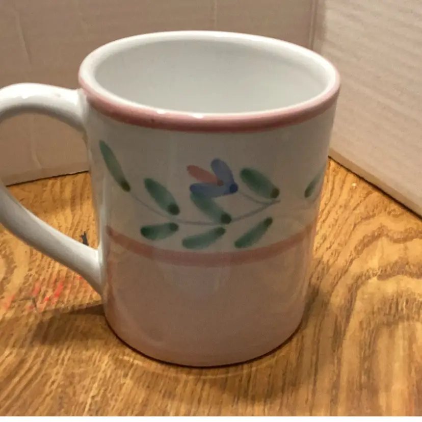Vintage Floral Mug Made in Italy