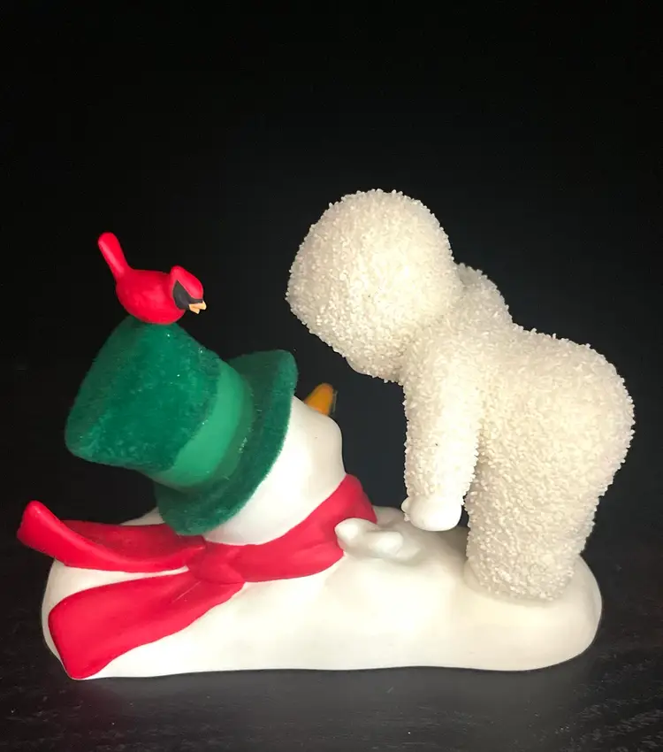 Snowbabies “See You Next Winter” Made  Exclusively For Department 56. 2008. Cardinal Snowman. Christmas