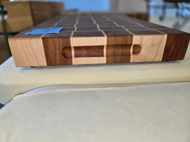 End Grain Cutting Board - Brick Pattern