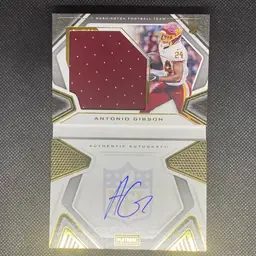 Antonio Gibson 2020 Panini Playbook Auto /99 Washington Commanders