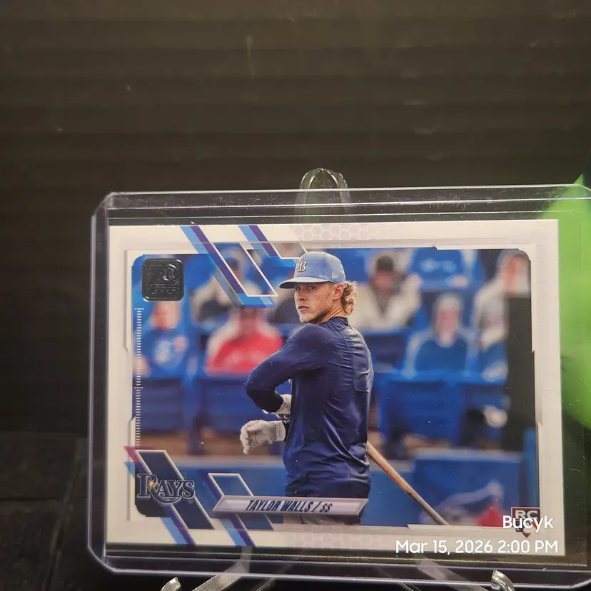 2021 Topps Update - Taylor Walls Tampa Bay Rays