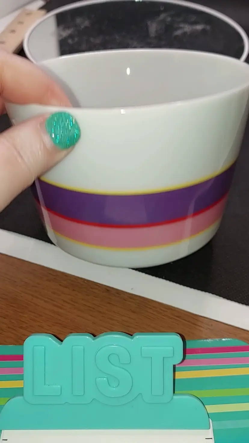 ESPECIALLY FOR YOU! F.T.D.A MADE IN JAPAN 1988 VASE Purple And PINK TOTALLY '80S