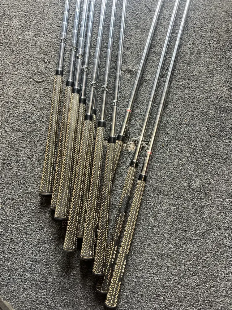 McGregor Tourney MTR2 Full Set IRONS 2-9 Putter 1 3 4 Persimmon Steel Shafts OG