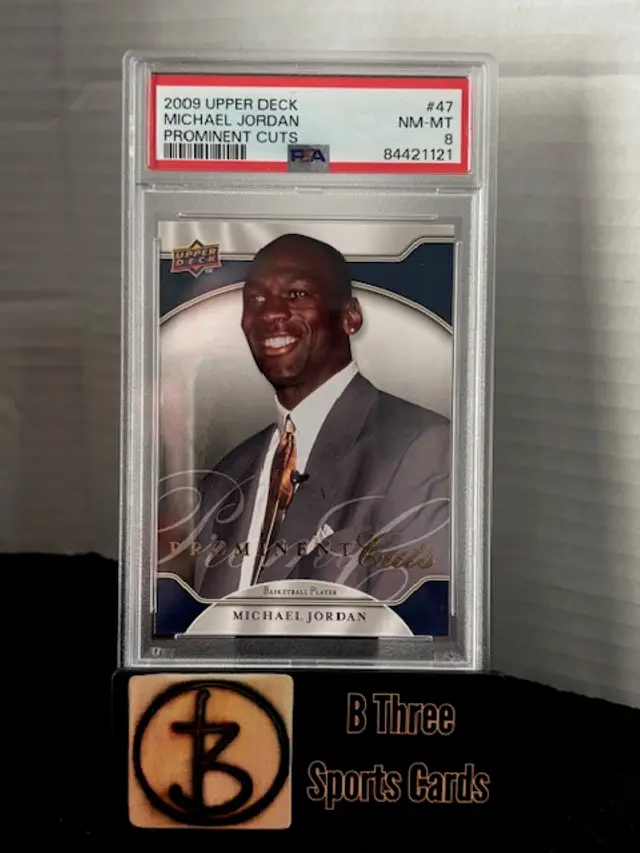 MICHAEL JORDAN 2009 Upper Deck #47 Prominent Cuts PSA 8 NM-MT A1038