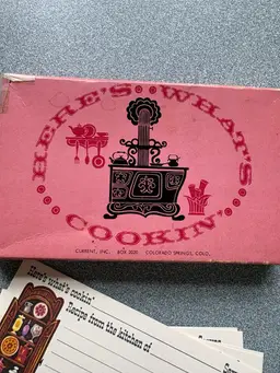 Here's What's Cookin Recipe Cards