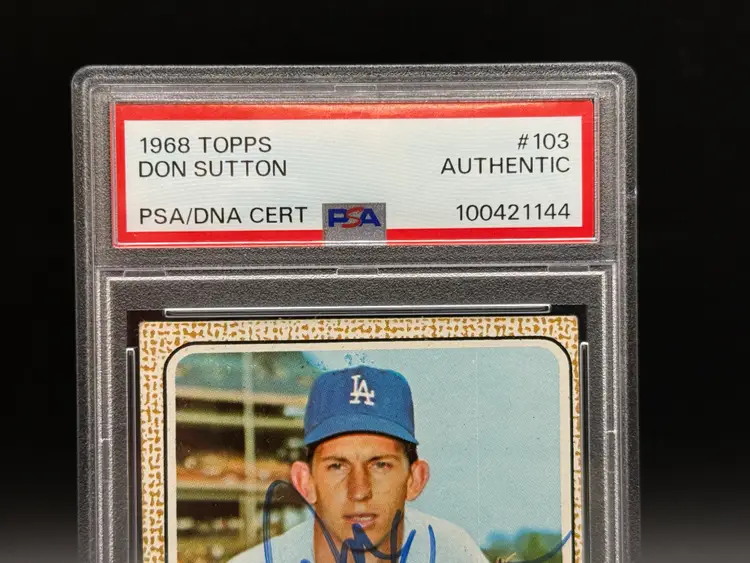 Don Sutton 1968 Topps PSA/DNA Certified Authentic #103
