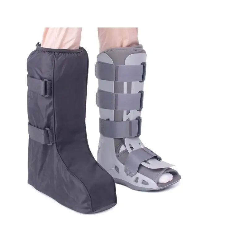 Walking Boot Cover Hook Loop High Medium, Waterproof Protector Black, ARUNNERS